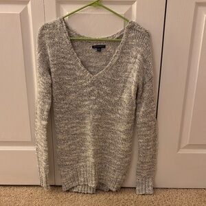 American Eagle Outfitters Heathered V-Neck Sweater